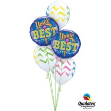 Bouquet 983 Simply The Best! Qualatex #11833-2 88212-3